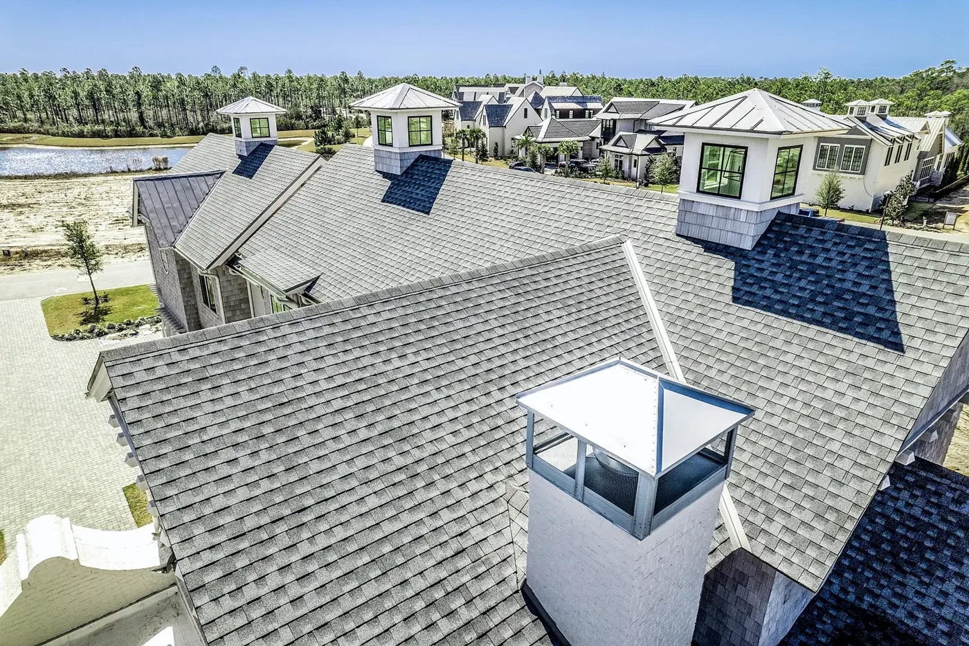 Roofing example from Emerald Coast Roofscapes